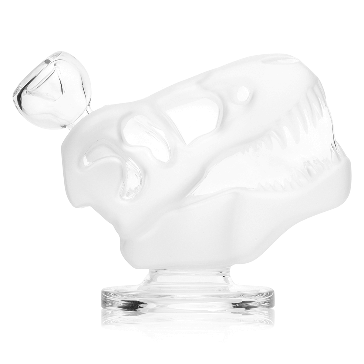 Hemper Jurassic Spark Skull Glass Water Pipe 4.5"