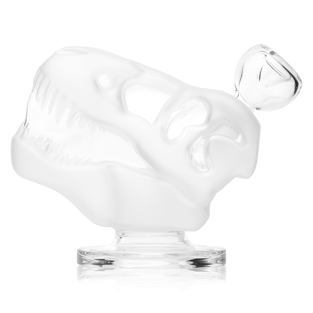 Hemper Jurassic Spark Skull Glass Water Pipe 4.5"