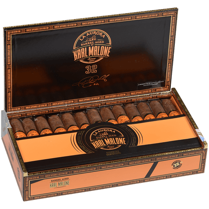 La Aurora Barrel Aged By Karl Malone Robusto 5X50 25Ct Box