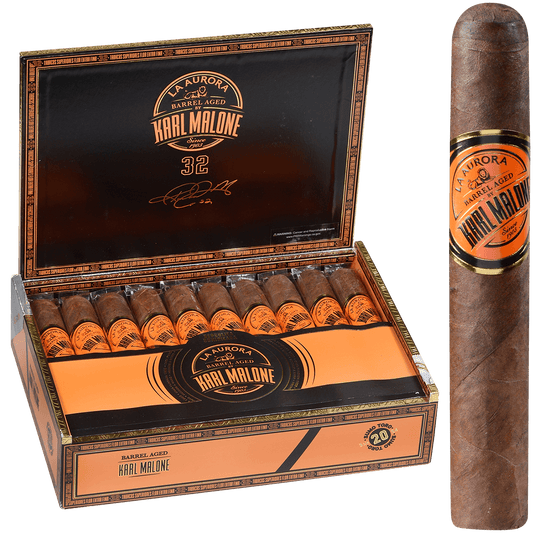 La Aurora Barrel Aged By Karl Malone Toro 5.75X 54 20Ct Box