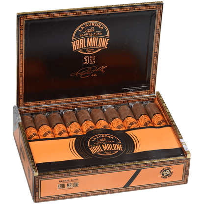 La Aurora Barrel Aged By Karl Malone Toro 5.75X 54 20Ct Box