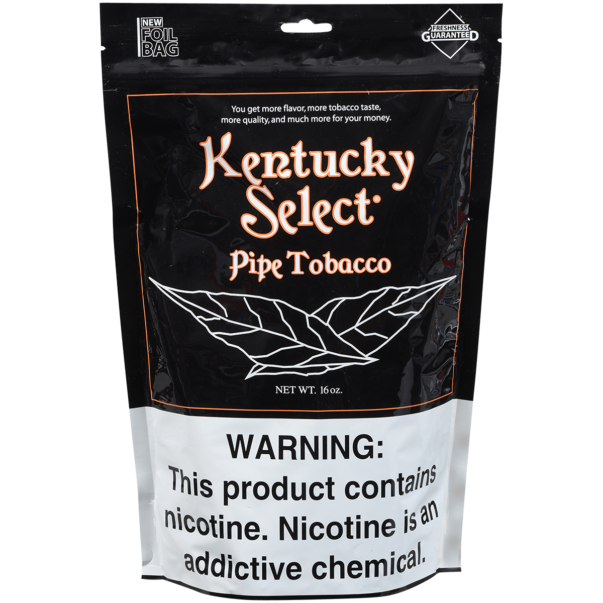 Kentucky Select Pipe Tobacco Black 16 Oz. Bag