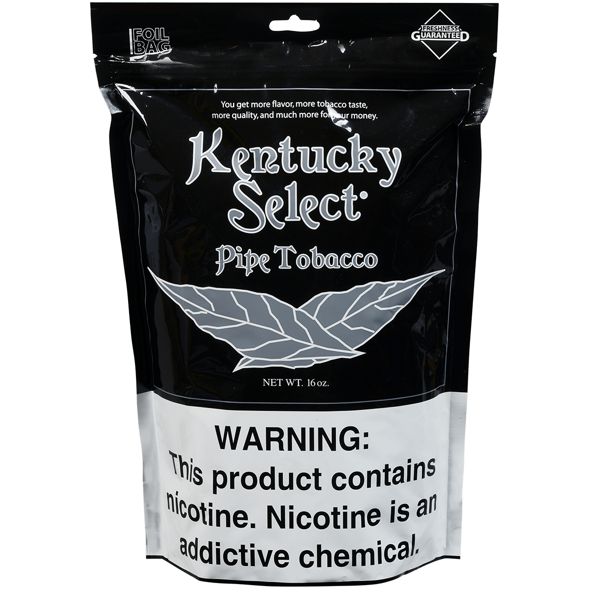 Kentucky Select Pipe Tobacco Silver Ultra Smooth 16 Oz. Bag