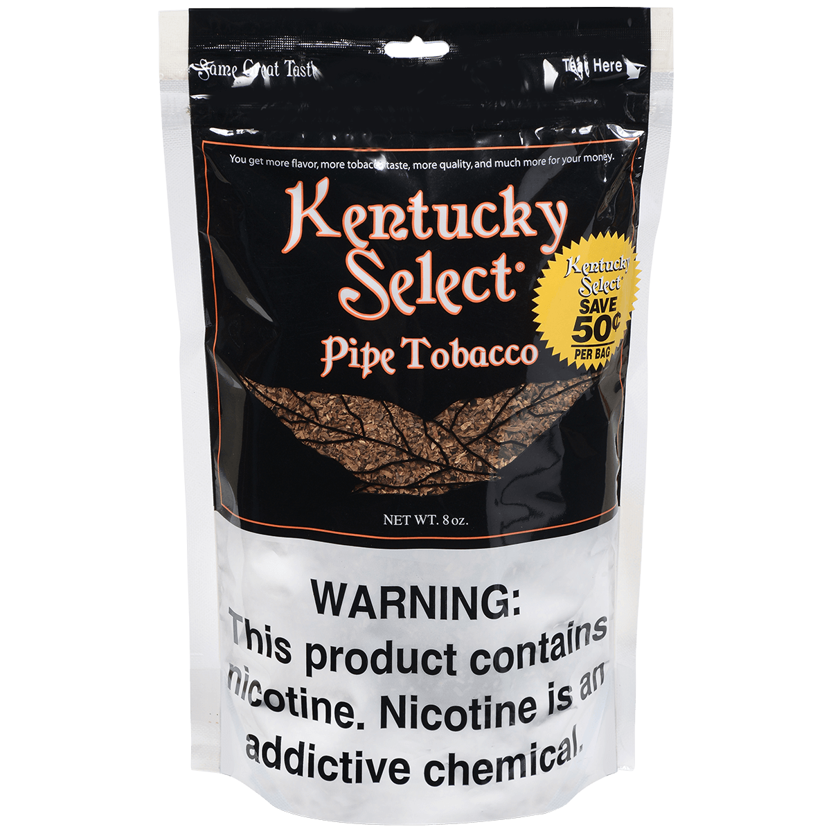 Kentucky Select Pipe Tobacco Black 8 Oz. Bag