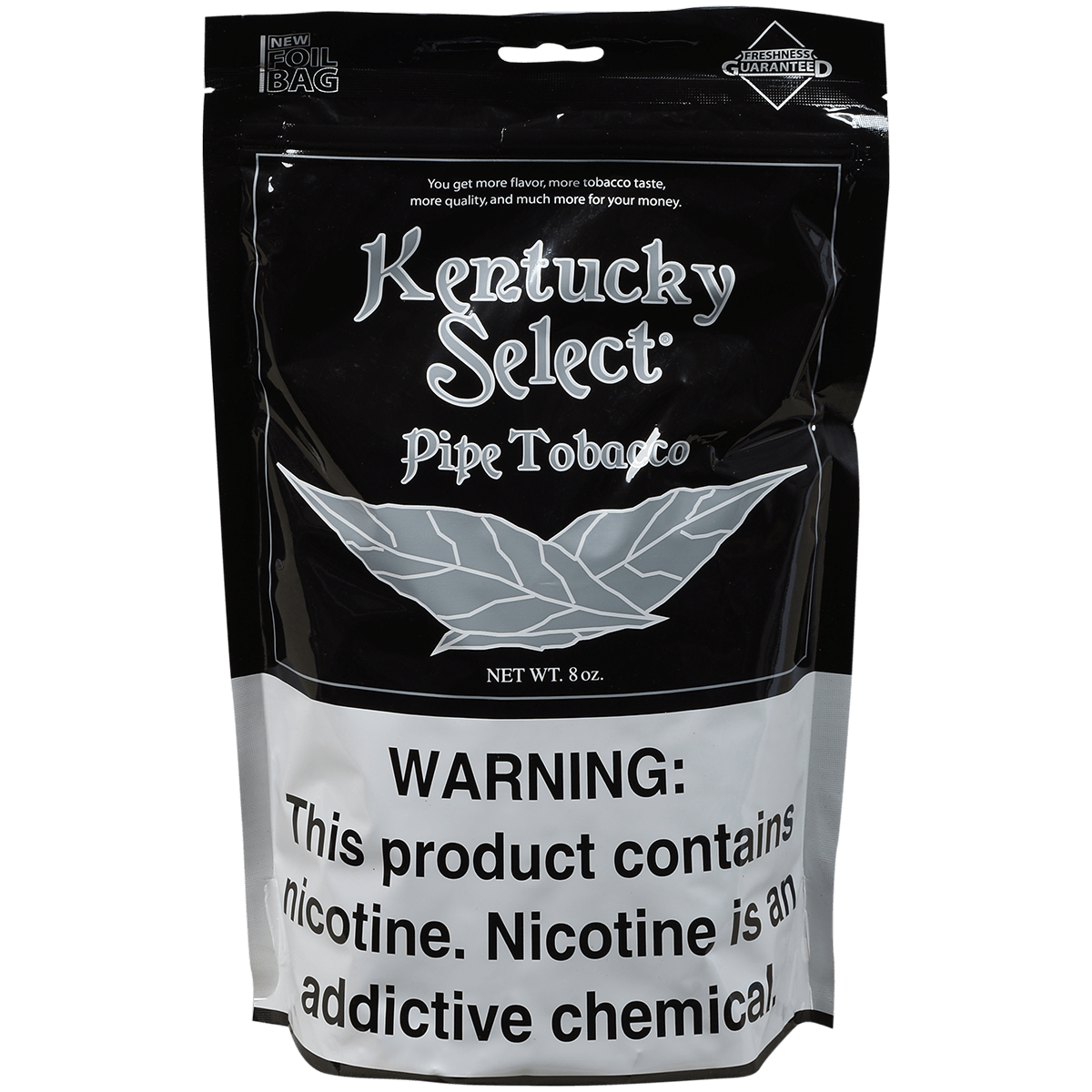 Kentucky Select Pipe Tobacco Silver Ultra Smooth 8 Oz. Bag