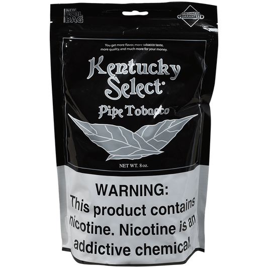 Kentucky Select Pipe Tobacco Silver Ultra Smooth 8 Oz. Bag
