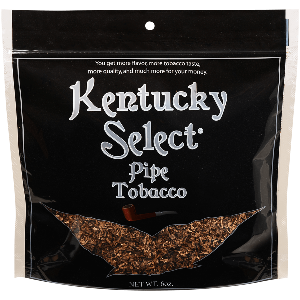 Kentucky Select Pipe Tobacco Silver Ultra Smooth 6 Oz. Bag