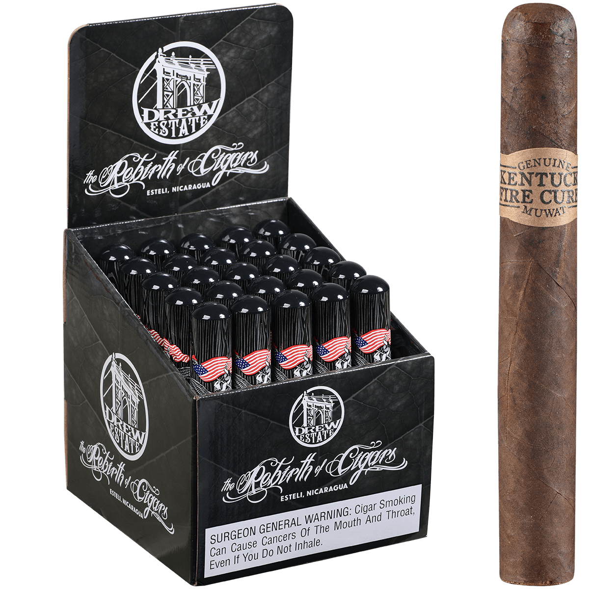 Kentucky Fire Cured Just A Friend Tubos 25 Ct. Display 6.00X52