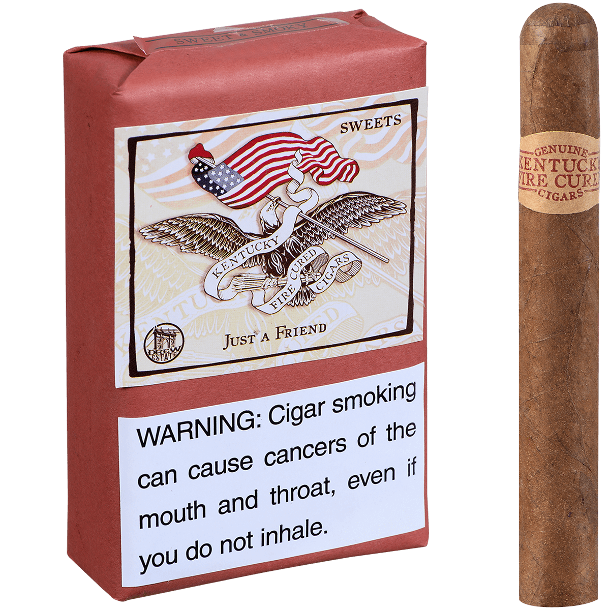 Kentucky Fire Cured Sweets Just A Friend 10 Ct. Bundle 6.00X52