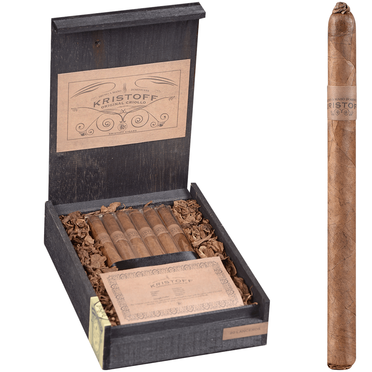 Kristoff Criollo Lancero 20 Ct. Box 7.50X40