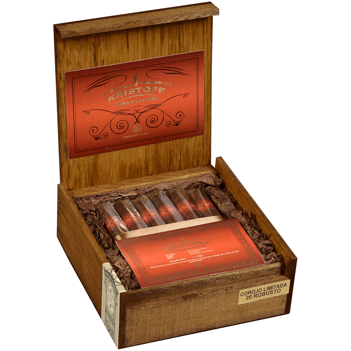Kristoff Limitada Corojo Robusto 20 Ct. Box 5.5X 54