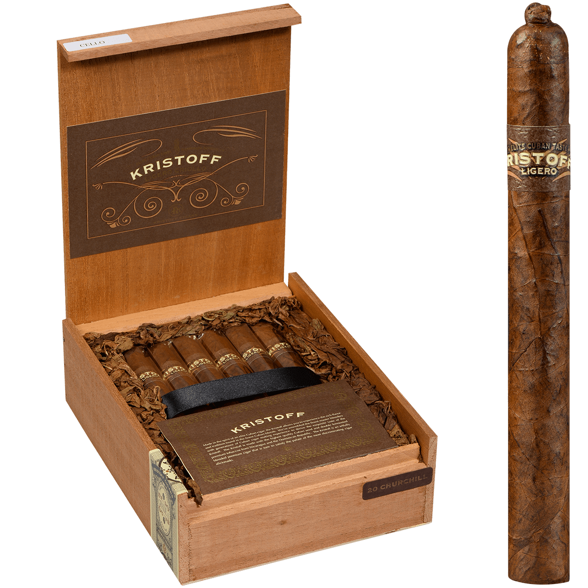 Kristoff Ligero Criollo Churchill 20 Ct. Box 7 X 50