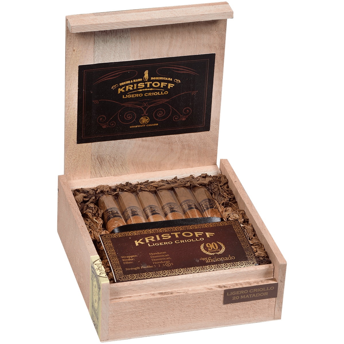 Kristoff Ligero Criollo Matador 20 Ct. Box 6.5 X 56