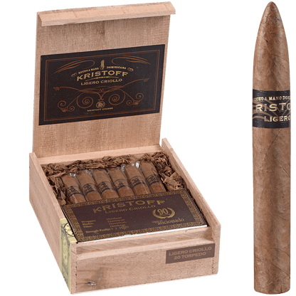 Kristoff Ligero Criollo Torpedo 20 Ct. Box 6.13X52