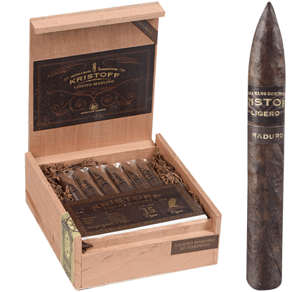 Kristoff Ligero Maduro Torpedo 20 Ct. Box 6.13X52