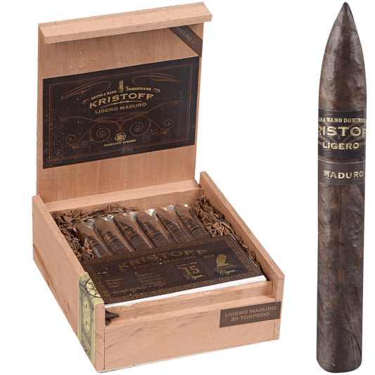 Kristoff Ligero Maduro Torpedo 20 Ct. Box 6.13X52
