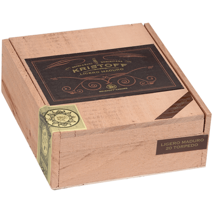 Kristoff Ligero Maduro Torpedo 20 Ct. Box 6.13X52