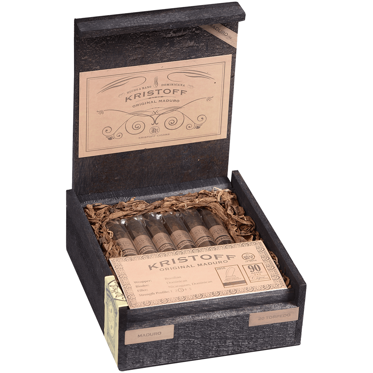 Kristoff Maduro Torpedo 20 Ct. Box 6.13X 52