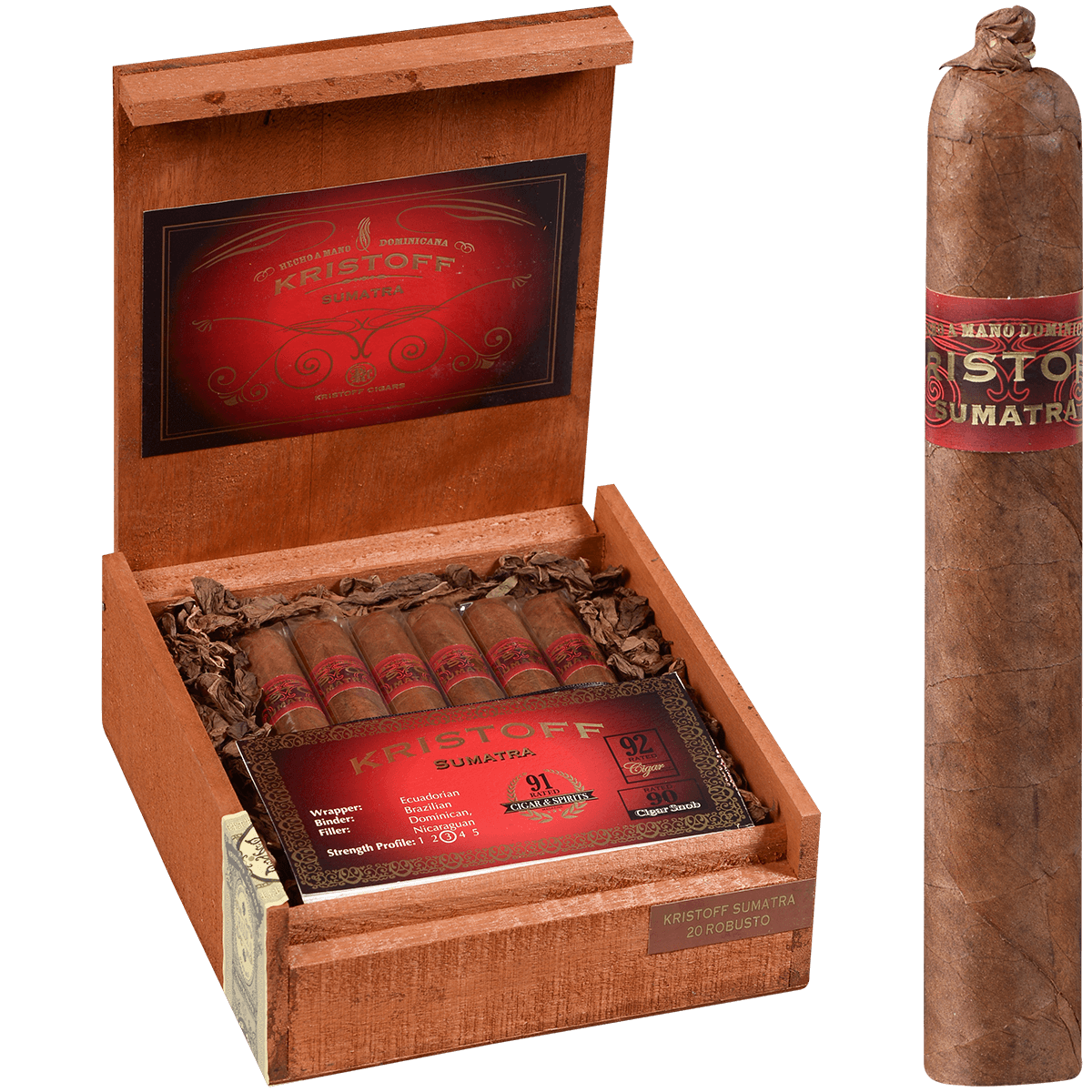 Kristoff Sumatra Robusto 20 Ct. Box 5.5 X 54