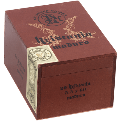 Kristoff Kristania Maduro 60'S 20 Ct. Box 5.50X60