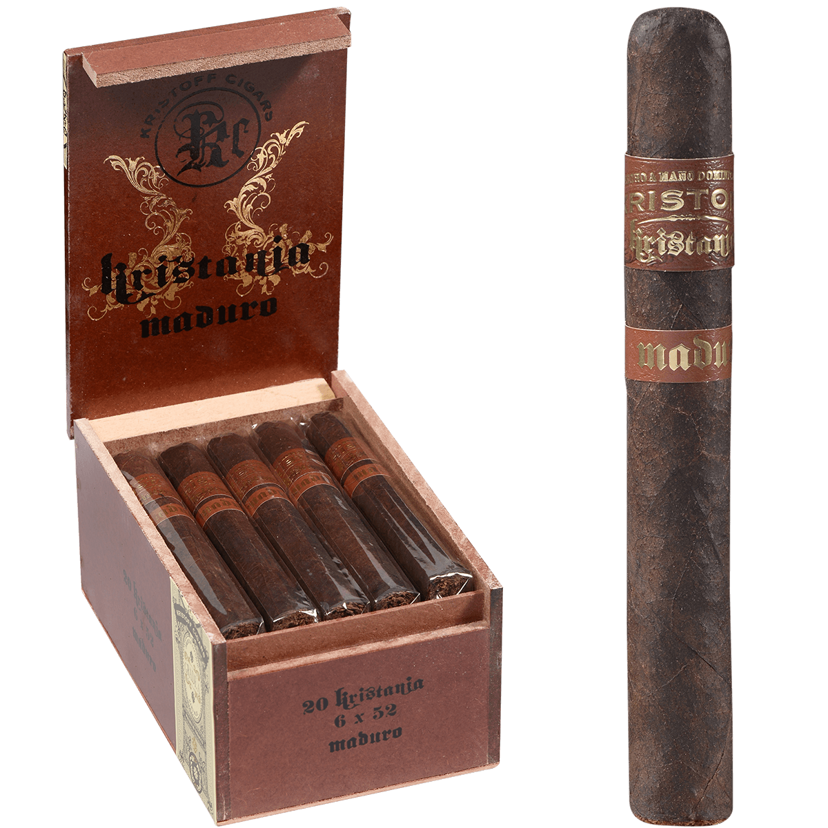 Kristoff Kristania Maduro Toro 20 Ct. Box 6.00X52