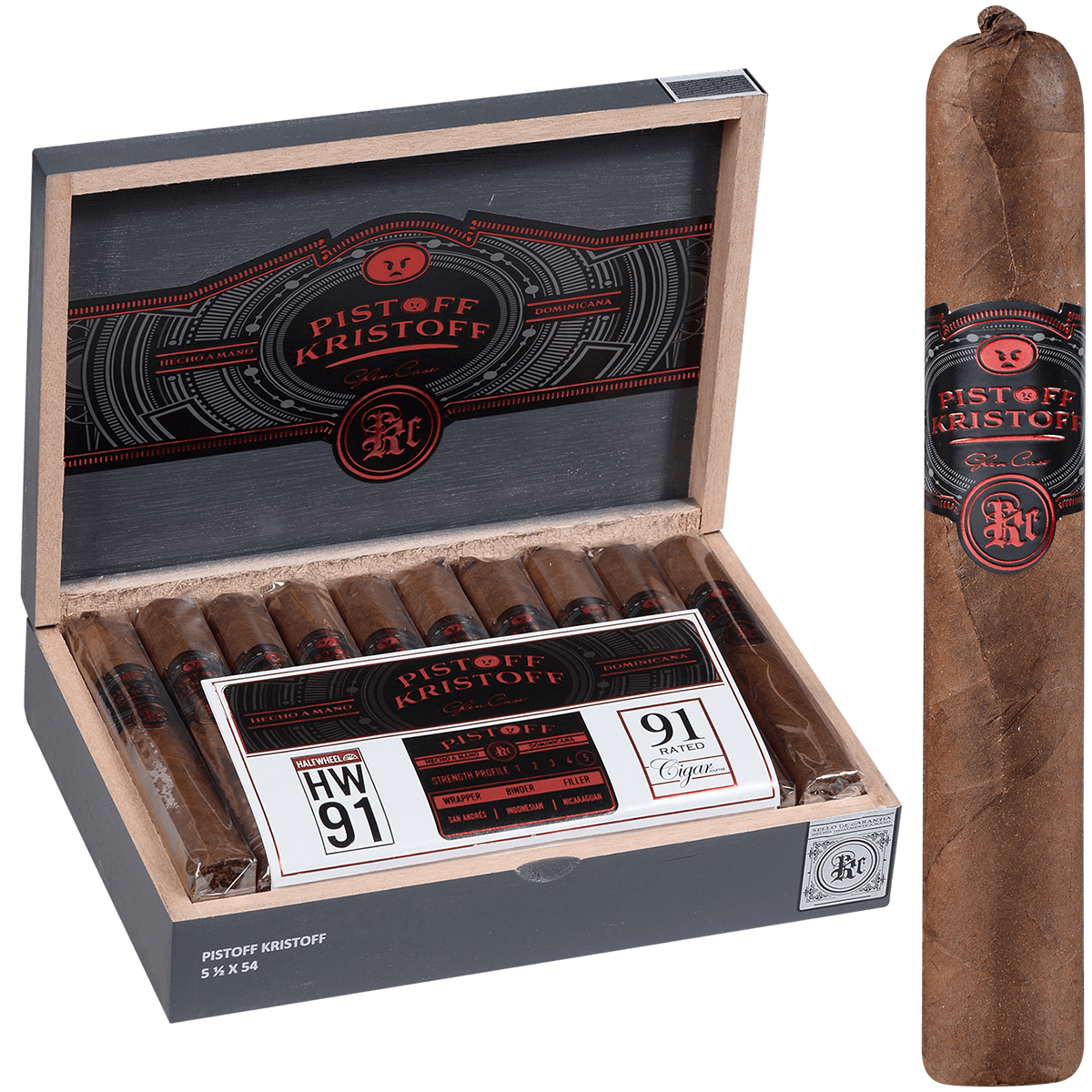 Kristoff Pistoff Robusto 20 Ct. Box 5.50X54