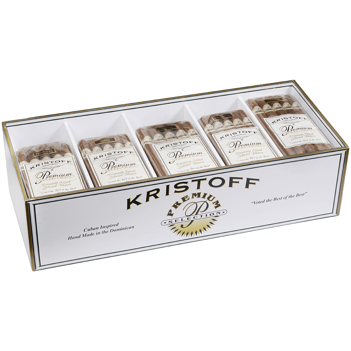 Kristoff Premium Selection Natural Pre Packed Tray 100 Ct.