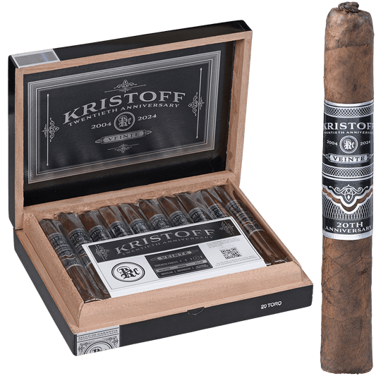 Kristoff Veinte 20Th Anniversary Toro 20 Ct. Box 6.25X54