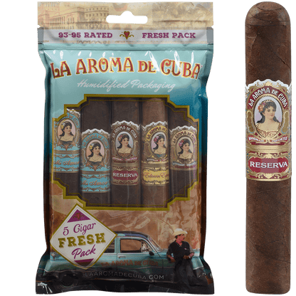 La Aroma De Cuba Fresh 5Pk Sampler Boat Of 50
