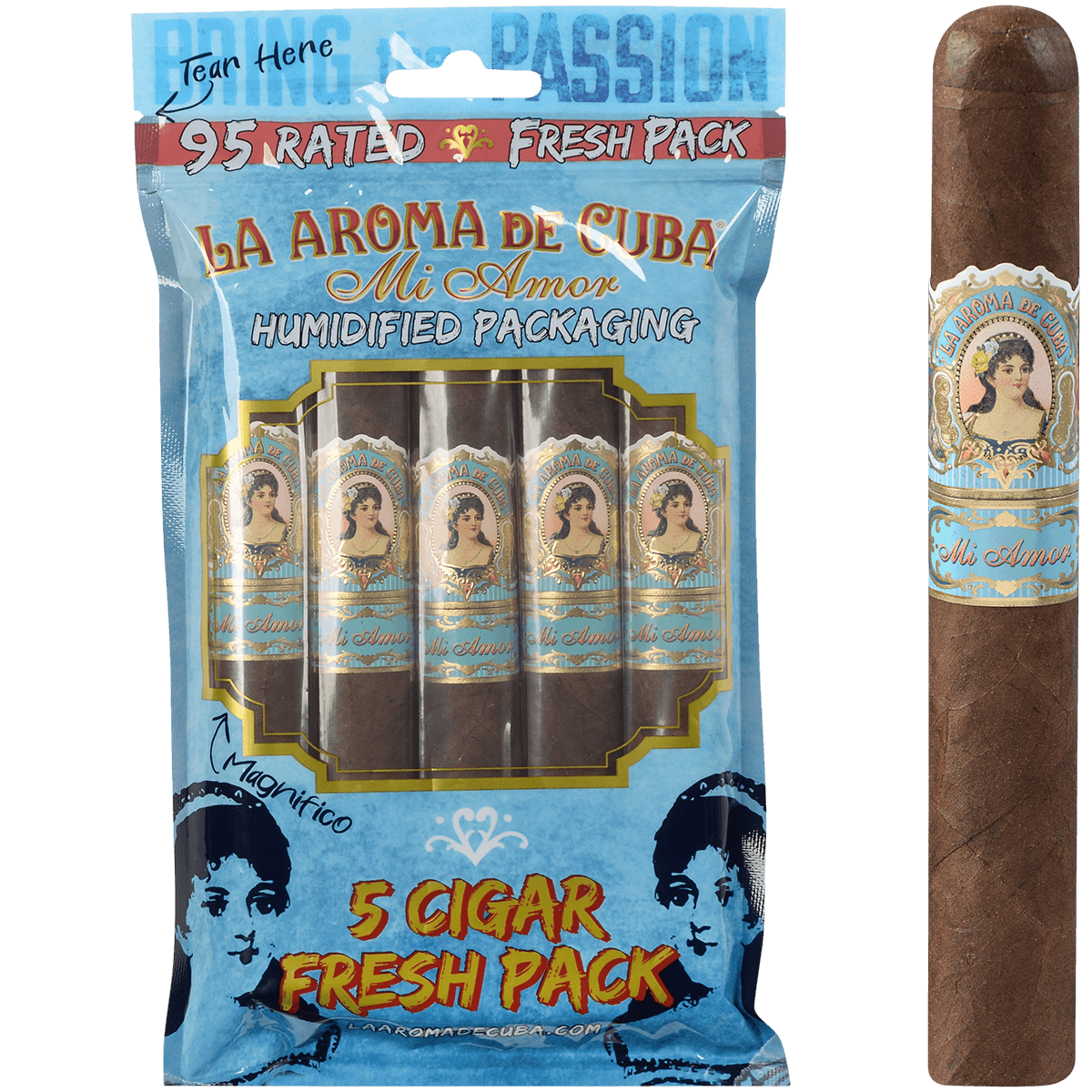 La Aroma De Cuba Mi Amor Fresh 5Pk Boat Of 50