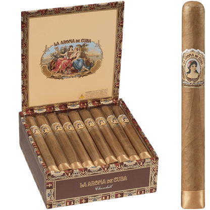La Aroma De Cuba Connecticut Churchill 25 Ct Box 7X50