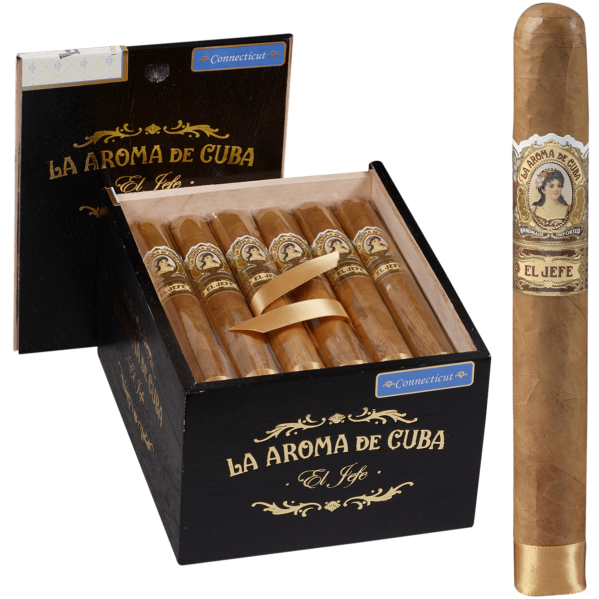 La Aroma De Cuba Connecticut El Jefe 24 Ct Box 7X58