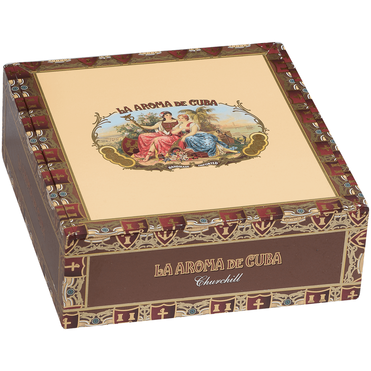 La Aroma De Cuba Connecticut Churchill 25 Ct Box 7X50