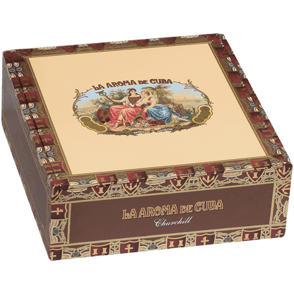 La Aroma De Cuba Connecticut Churchill 25 Ct Box 7X50