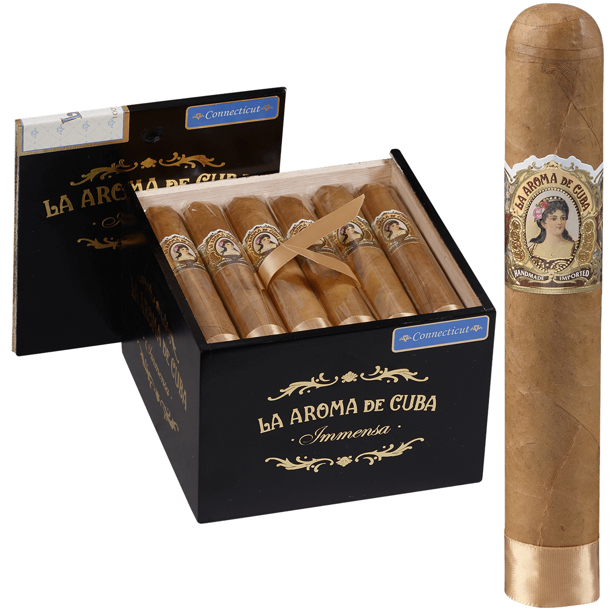 La Aroma De Cuba Connecticut Immensa 24 Ct Box 5.75X60
