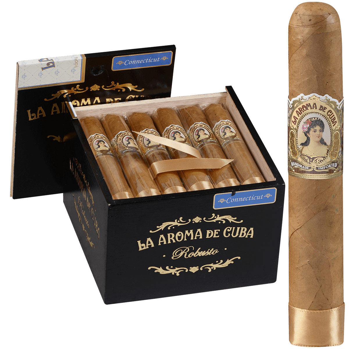 La Aroma De Cuba Connecticut Robusto 24 Ct Box 5.25X54