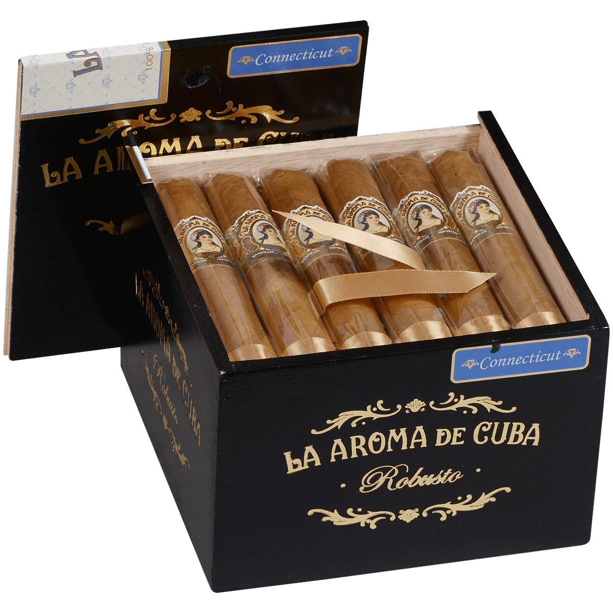 La Aroma De Cuba Connecticut Robusto 24 Ct Box 5.25X54