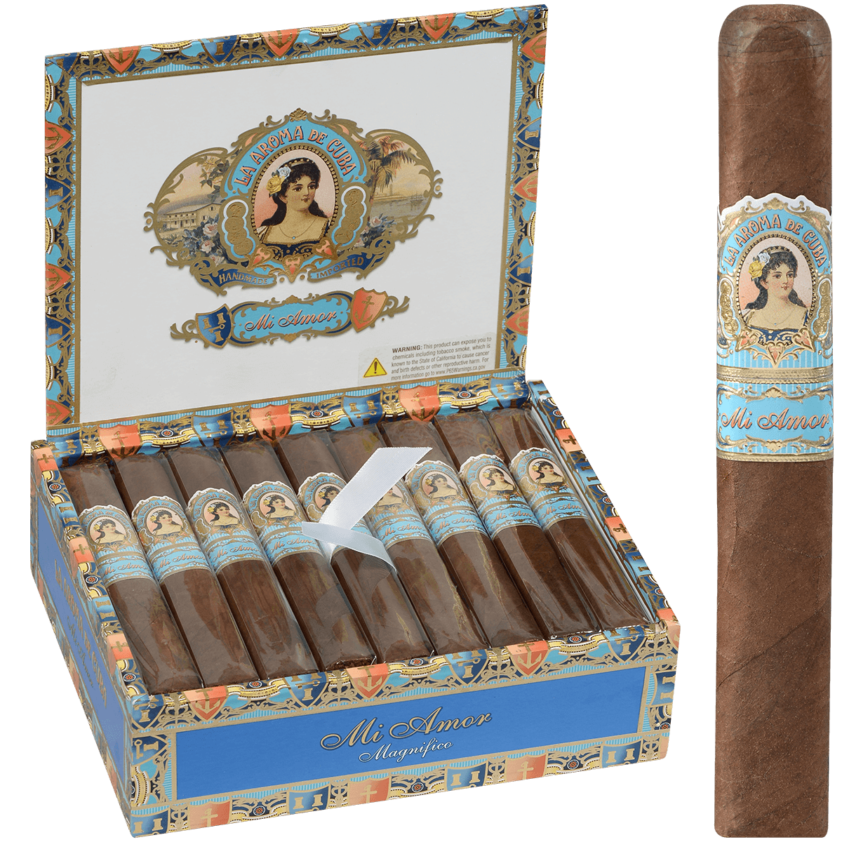 La Aroma De Cuba Mi Amor Magnifico 25 Ct. Box 6.00X52