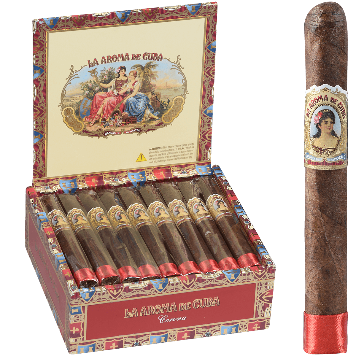 La Aroma De Cuba Corona 25 Ct. Box 5.50X44