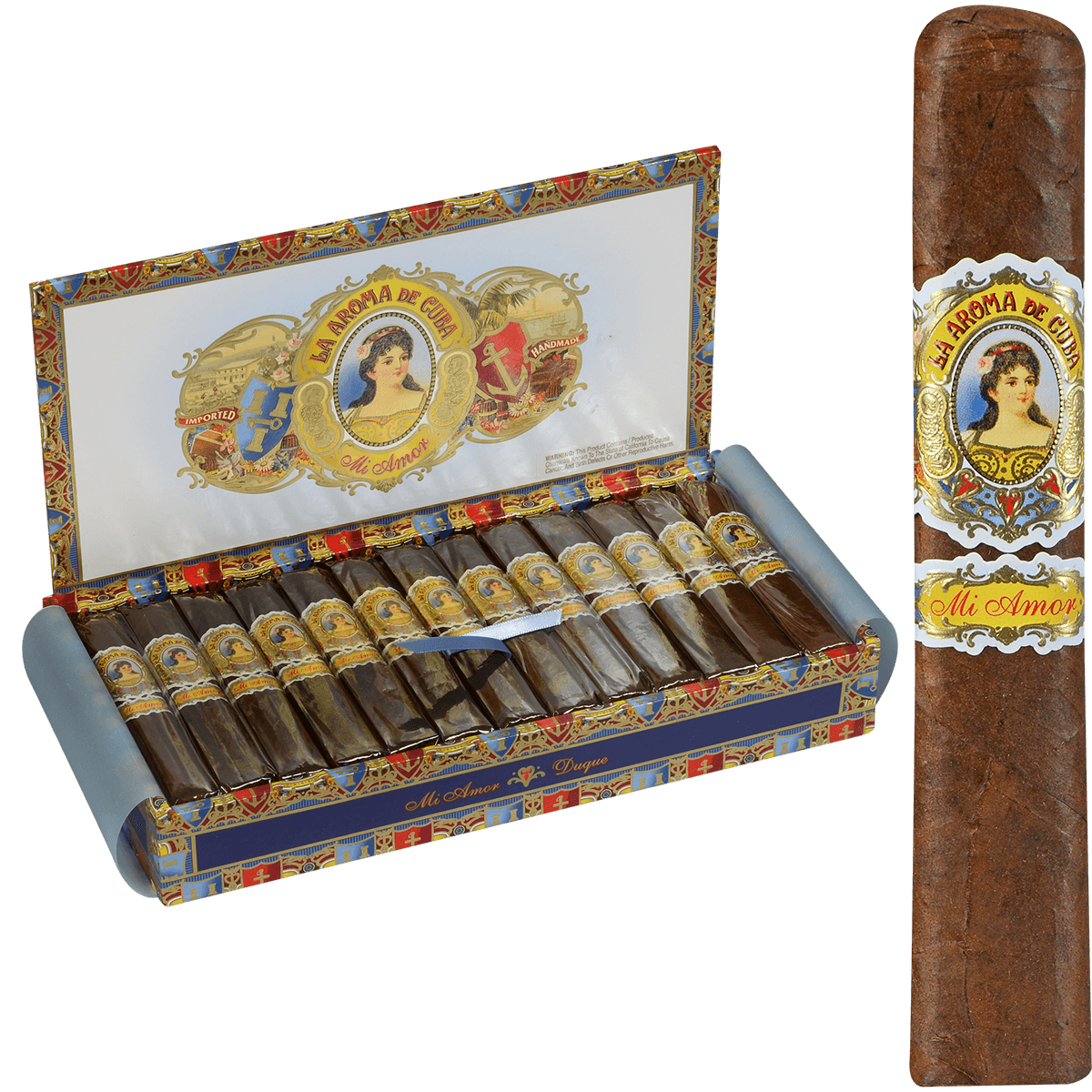 La Aroma De Cuba Mi Amor Duque 25 Ct. Box 5.25X56
