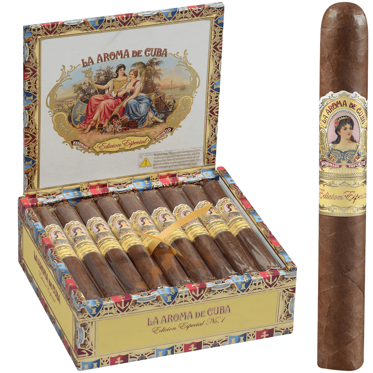 La Aroma De Cuba Edicion Especial No. 1 25 Ct. Box 5.62X46