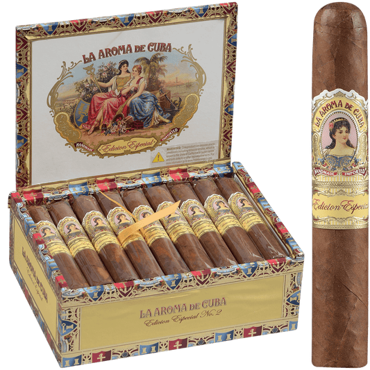 La Aroma De Cuba Edicion Especial No. 2 25 Ct. Box 4.87X48
