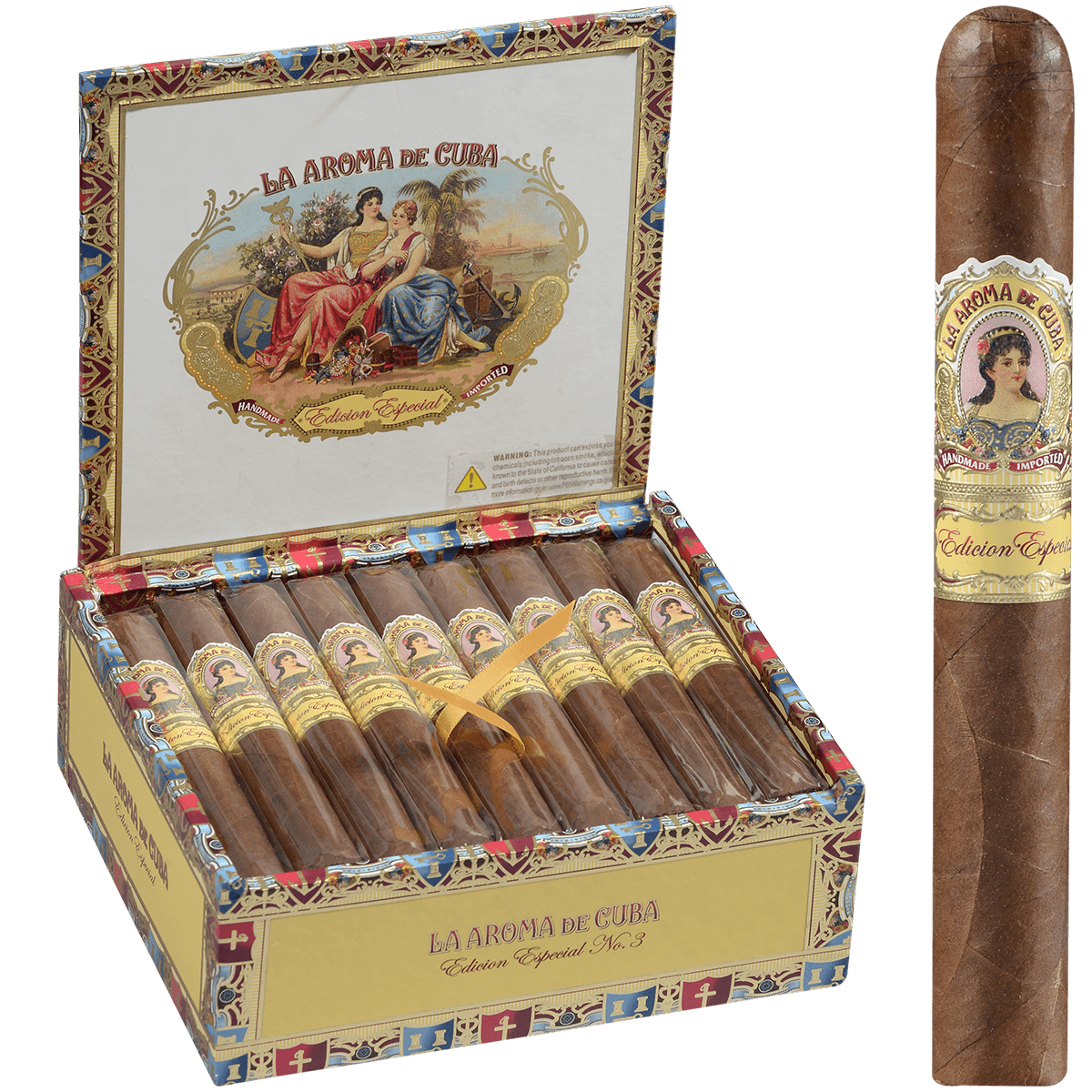 La Aroma De Cuba Edicion Especial No. 3 25 Ct. Box 6.00X50