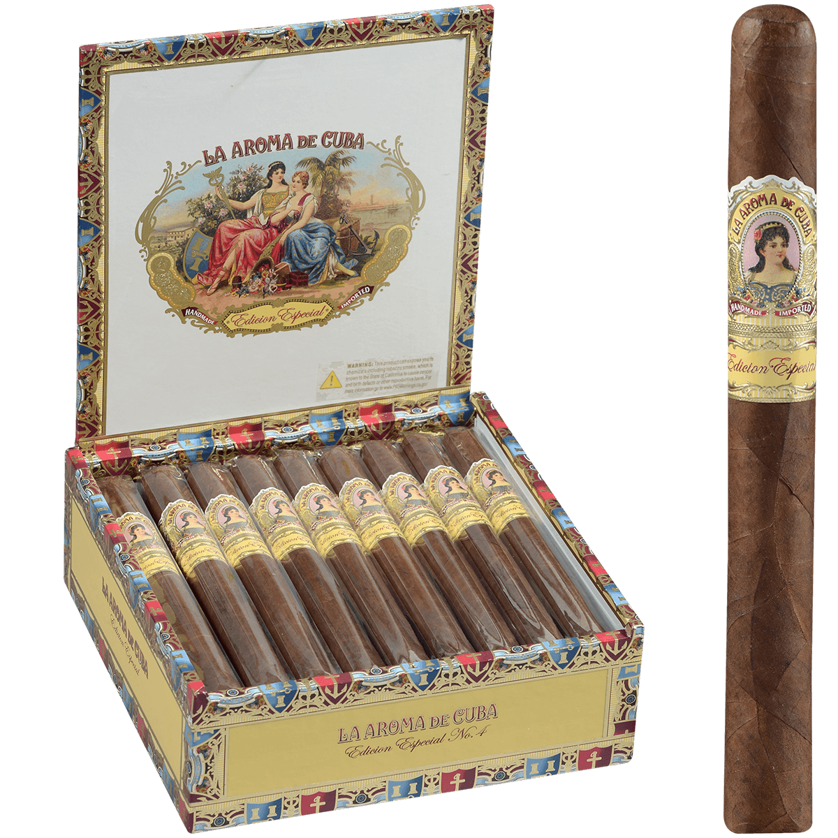 La Aroma De Cuba Edicion Especial No. 4 25 Ct. Box 7.00X49