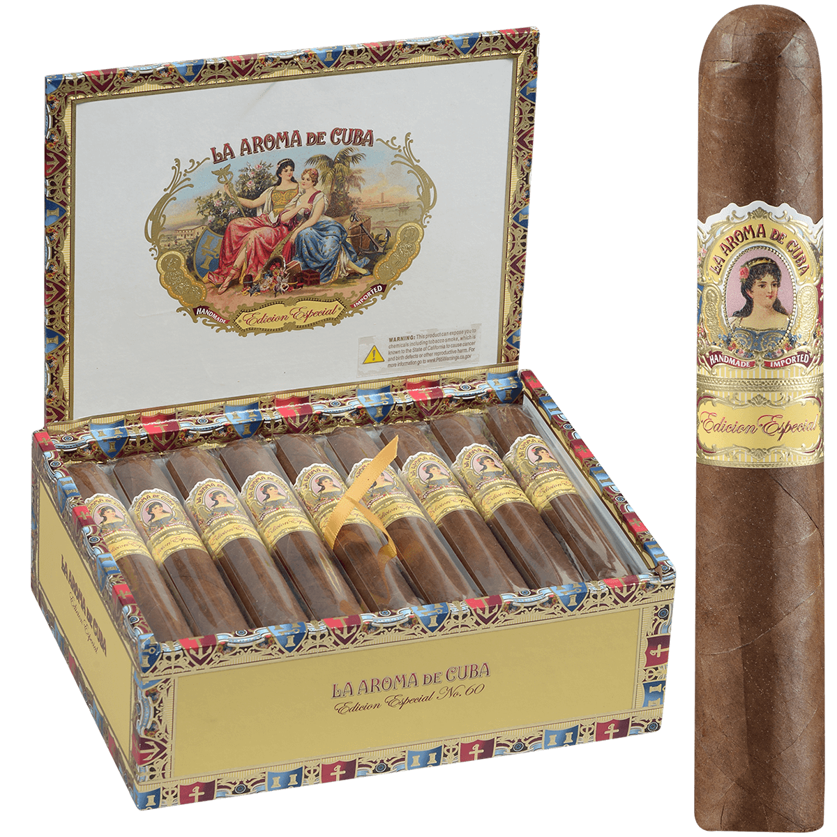 La Aroma De Cuba Edicion Especial No. 60 Gordo 25 Ct. Box 6.00X60