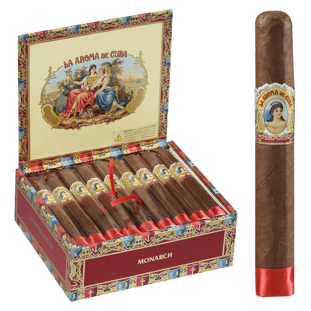 La Aroma De Cuba Monarch 25 Ct. Box 6.00X50