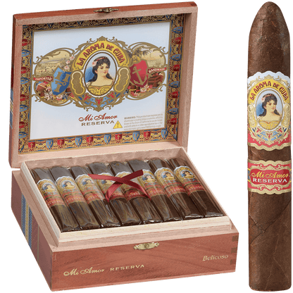 PROMO LA AROMA DE CUBA MI AMOR RESERVA BELICOSO 24 CT. BOX 5.50X52