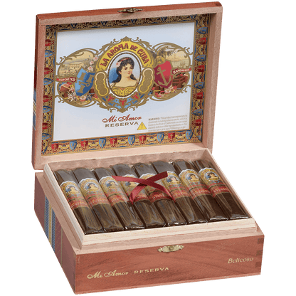 PROMO LA AROMA DE CUBA MI AMOR RESERVA BELICOSO 24 CT. BOX 5.50X52