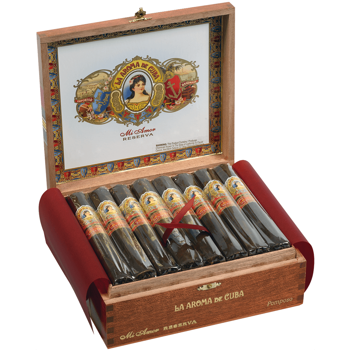 La Aroma De Cuba Mi Amor Reserva Pomposo 24 Ct. Box 6.50X60