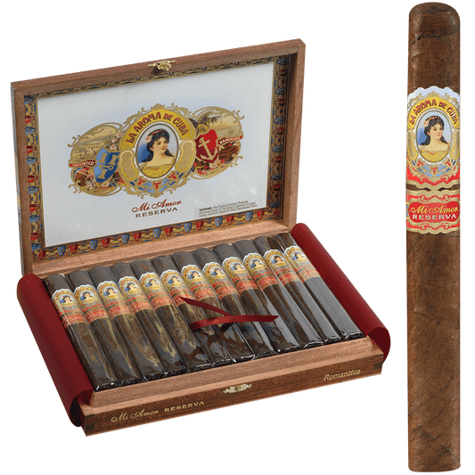 La Aroma De Cuba Mi Amor Reserva Romantico (Churchill) 24 Ct. Box 6.87X50